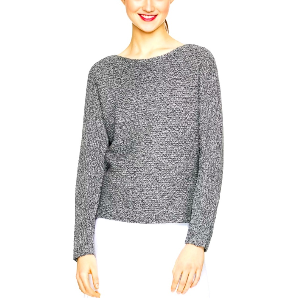 Babaton Silk Cashmere Grey Pullover Sweater Size S